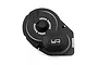 A black aluminium RC gearbox cover by Yeah Racing with white branding and text details.