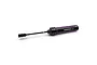 Yeah Racing Momentum 7.0mm socket driver with a black and purple aluminium handle on a white background.