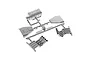 Axial Chrome Monster Truck Motor Details Set AX31355