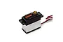 Spektrum S614 standard waterproof servo with a black plastic top, silver metal case, and gold-coloured output spline.