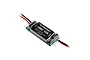 Hobbywing 10A UBEC module with input and output wires, featuring a black casing with white text on a white background.
