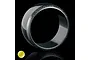 A single black MST drift tyre with embossed lettering on a black background, featuring a small gold circle icon in the bottom left corner.