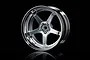 MST 1.9" GT Off-Set Changeable Silver/Flat Silver Rims 4Pcs 832109FS