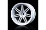 A single white MST 1.9 inch RC drift wheel rim with a multi-spoke design against a black background.