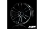 MST 1.9" (+7mm Off-Set) TSP Black Rims 4Pcs 102074BK