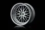MST 1.9" LM Off-Set Changeable Flat Silver Rims 4Pcs 832102FS