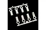 Yeah Racing M3 4.8x15mm Plastic Ball Ends 8pcs - White YA-0564WT