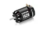 Hobbywing EzRun 1626SD 6500kV sensored brushless motor in black with a silver output shaft, viewed from a front-side angle.