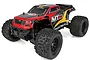 Team Associated MT10 Rival V2 1/10 scale 4WD electric RC monster truck in red and black livery on a white background.