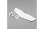 White foam horizontal stabiliser for E-Flite Night Radian 2.0 RC plane with included adhesive strips.