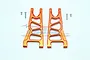 GPM Orange Aluminium Front Lower Suspension Arms 2Pcs MAG055-OR