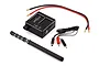 Team Powers portable soldering iron station with a black control unit, a carbon fiber style soldering iron handle, and various power cables.