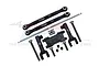 GPM Black Aluminium Rear Sway Bar Set UTB312-BK