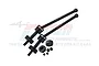 GPM Medium Carbon Steel Front CVD Driveshafts 2Pcs w/ Wheel Hex Adapters LMT076FS-BK