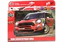 Airfix 1/32 scale Mini Countryman WRC gift set model kit box featuring a red rally car and included paints, brushes, and glue.
