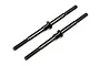 Two black metal turnbuckles for HPI Blitz RC car, shown against a plain white background.