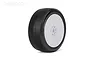 Jetko 1/8 Lesnar Super Soft Tyres on White Dish Rims - Glued Wheels 2Pcs JKO1004DWSSG