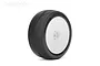 Jetko 1/8 Red Devil Super Soft Tyres on White Dish Rims - Glued Wheels 2Pcs JKO1007DWSSG