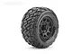 A single Jetko 2.8 inch Rockform MT tyre mounted on a black Claw rim, shown against a white background.