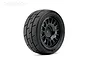 A single Jetko 1.9 inch Formula RC tyre pre-mounted on a black multi-spoke Radia rim against a white background.