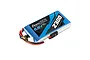 Gens Ace 6.6V 2300mAh LiFe transmitter battery pack with blue and black soft casing and attached wires.