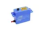 A blue Savox SW-0231MG digital servo with a black output spline, shown against a white background.