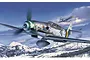 Box art illustration of a Messerschmitt Bf109 G-6 fighter plane flying over a snowy mountain landscape.