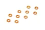 XRAY Orange Aluminium 3x6x0.5MM Shims 10Pcs 303121-O