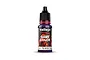 A bottle of Vallejo Game Color Hexed Lichen acrylic paint, 18ml, featuring a purple label and black dropper cap.