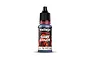A bottle of Vallejo Game Color Elfic Blue acrylic paint, 18ml, featuring a black dropper cap and a label with the product name and code 72.117.