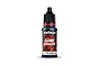 A bottle of Vallejo Game Color Imperial Blue acrylic paint, 18ml, with a black dropper cap against a white background.