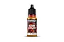 A bottle of Vallejo Game Color Bronze Brown acrylic paint, showing the dropper bottle design with a black cap and label featuring a fantasy character illustration.