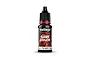 A 18ml bottle of Vallejo Game Color Black acrylic paint, featuring a black dropper cap and a label with the product name and SKU 72.051.