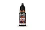 A bottle of Vallejo Xpress Color Plague Green acrylic paint, 18ml, featuring a black dropper cap and a label with product details.