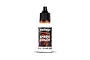 A bottle of Vallejo Xpress Color Medium acrylic paint, 18ml, featuring a black dropper cap and white label with orange accents.