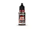 A bottle of Vallejo Game Color Brassy Brass metallic acrylic paint, 18ml, featuring a black dropper cap and a label with the product name and code 72.058.