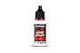 A bottle of Vallejo Game Color Ink White acrylic paint, 18ml, featuring a black dropper cap and a label with red and black branding.