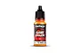A 18ml bottle of Vallejo Game Color Ink Yellow acrylic paint, featuring a black dropper cap and a label with the product name and code 72.085.