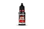 A bottle of Vallejo Game Color Sepia Ink (72.091) 18ml acrylic paint, featuring a black dropper cap and a label with red and black branding.
