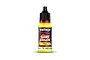 A bottle of Vallejo Game Colour Fluorescent Yellow acrylic paint, 18ml, showing the label with the product name and SKU 72.103.