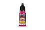 Vallejo Game Colour Fluorescent Magenta acrylic paint in an 18ml dropper bottle with a black cap.