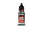 A 18ml bottle of Vallejo Game Color Special FX Green Rust acrylic paint, featuring a black dropper cap and a label with branding and product information.