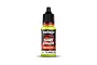 A bottle of Vallejo Game Color Special FX Bile acrylic paint, 18ml, featuring a yellow squeeze bottle with a black cap and label.