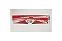 A decal sheet for the E-Flite Viper 90mm RC jet, featuring red, black, and grey graphics, the number 09, and E-Flite branding on a white backing.