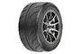 A single Pro-Line 2.9 inch Toyo Proxes R888R belted RC tyre mounted on a gunmetal Spectre rim against a white background.