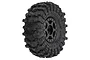 Pro-Line 1.0" Mickey Thompson Baja Pro X Tyres on (+2mm Off Set) Black Mini Holcomb Rims - Beadlocked Wheels Set PRO1021510