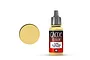 A 17ml bottle of Vallejo Game Color Pale Yellow acrylic paint with a grey dropper cap, shown next to a pale yellow color swatch.