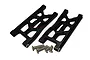 GPM Black Aluminium Rear Lower Suspension Arms 2Pcs MAG056-BK