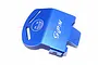 GPM Blue Aluminium Front or Rear "Smiley" Gear Box Skid Plate TRX4333A-B