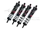 GPM Black Aluminium Front & Rear Piggyback Shock Set 4Pcs SLE128143/LA-BK-BK